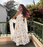 White Premium Faux Georgette Anarkali Suit with Dupatta And Pant