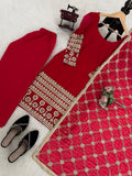 Faux Georgette with Soft Micro Cotton Lining & Thread with 9mm Sequence work Salwar Kameez