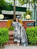 Designer Party Wear Look Printed Pur Malai Satin Long Salwar Kameez