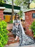 Designer Party Wear Look Printed Pur Malai Satin Long Salwar Kameez
