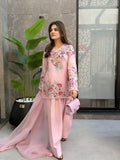 DESIGNER EMBROIDERED FARSI SALWAAR SUIT WITH DUPATTA