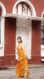 NEW SUPERHIT DESIGN ON NET FABRIC WITH HEAVY EMBROIDERY & FANCY LACE WORK SAREE WITH STITCH BLOUSE