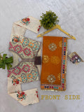 NEW SUPERHIT DESIGN ON NET FABRIC WITH HEAVY EMBROIDERY & FANCY LACE WORK SAREE WITH STITCH BLOUSE