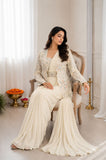 Ready To wea Heavy Crep Silk Designer Saree With Embroidery And Sequence