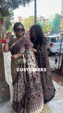 Presenting You Most Beautiful Latest Real Mirror Work Saree