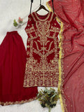 GEORGETTE WITH SEQUENCE EMBROIDERY WITH DIAMOND WORK SALWAR KAMEEZ