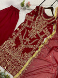 GEORGETTE WITH SEQUENCE EMBROIDERY WITH DIAMOND WORK SALWAR KAMEEZ