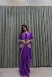 New Super Trending Embroidery Sequence work ready to wear saree with full koti