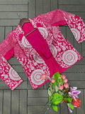 New Super Trending Embroidery Sequence work ready to wear saree with full koti