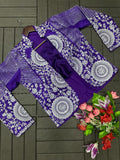 New Super Trending Embroidery Sequence work ready to wear saree with full koti