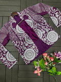 New Super Trending Embroidery Sequence work ready to wear saree with full koti