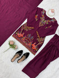 Designer Heavy Reyon  Farshi Plazo Set