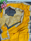 New Super Trending Embroidery cording work ready to wear saree with Embroidery Blouse