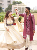 Chinon silk with Soft Micro Cotton Lining & Thread with Sequence Work Salwar Kameez
