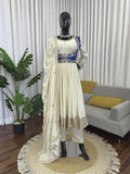Chinon silk with Soft Micro Cotton Lining & Thread with Sequence Work Salwar Kameez