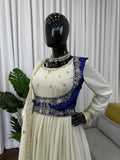 Chinon silk with Soft Micro Cotton Lining & Thread with Sequence Work Salwar Kameez
