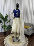 Chinon silk with Soft Micro Cotton Lining & Thread with Sequence Work Salwar Kameez