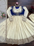 Chinon silk with Soft Micro Cotton Lining & Thread with Sequence Work Salwar Kameez