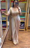 New Super Trending Embroidery cording work ready to wear saree with Embroidery Blouse