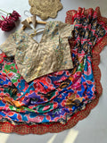 Full Saree Of Heavy Quality Georgette with DIGITAL PRINT Patola