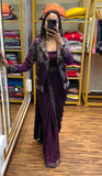 TRENDING INDO-WESTERN READY TO WEAR SAREE WITH FULLY EMBROIDERED KOTI