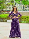 Designer Sharara Set Classy Tones With Premium Tibby Silk Fabric