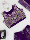 Designer Sharara Set Classy Tones With Premium Tibby Silk Fabric