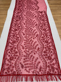Heavy Quality Butterfly Net with Heavy 5mm Sequins Embroidery work Saree
