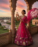 Rani Fox Georgette with Embroidery Sequins Work Beautiful Lehenga Choli