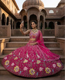 Rani Fox Georgette with Embroidery Sequins Work Beautiful Lehenga Choli