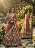Soft Butterfly Net with Real Mirror Embroidery Sequins Work Beautiful Lehenga Choli