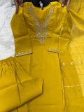 Roman Silk with Beautiful Embroidery With Sequence Work Salwar Kameez