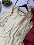 EXCLUSIVE AND TRENDY FOR WEDDING SEASON SEQUENCE EMBROIDERED TOP SARARA AND DUPATTA