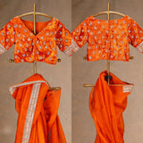 Designer Saree on Heavy Organza Silk Fabric with Thread & Sequence work
