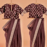 Designer Saree on Heavy Organza Silk Fabric with Thread & Sequence work