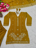 New Designer Party Wear Look Top Sharara Plazzo and Dupatta
