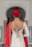 DESIGNER AND ELEGANCE GOWN IN THREE PIECE WITH PRINTED BANDHNI DUPATTA