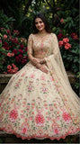 Faux Georgette with Embroidery Sequins Cut Work Beautiful Lehenga Choli
