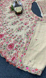 Faux Georgette with Embroidery Sequins Cut Work Beautiful Lehenga Choli