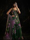 Premium Faux Georgette Fabric & Beautiful Digital Print with Hand Sequins Work Salwar Kameez