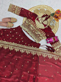 Designer Party Wear Look Heavy Two Tone Fandy Silk Ready to Wear Lehenga Choli