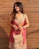 Designer Heavy Fandy Silk Top Plazzo And Dupatta Set With Sequence And Embroidery Work