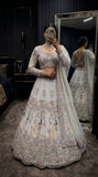 Soft Butterfly Net with Coding Sequins Work Beautiful Lehenga Choli