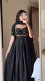Vichitra Silk with Soft Micro Cotton Lining Thread with Sequence Work Salwar Kameez