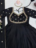 Vichitra Silk with Soft Micro Cotton Lining Thread with Sequence Work Salwar Kameez