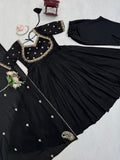 Vichitra Silk with Soft Micro Cotton Lining Thread with Sequence Work Salwar Kameez