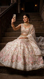Tabby Silk with Pearl Embroidery Sequins Work Beautiful Lehenga Choli
