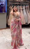 Designer Most Beautiful Latest Real Mirror Work Saree