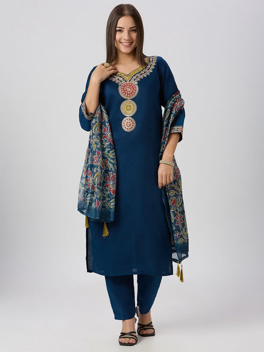 Vatican Silk with Beautiful Embroidery With Sequence Work Salwar Kameez