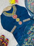 Vatican Silk with Beautiful Embroidery With Sequence Work Salwar Kameez